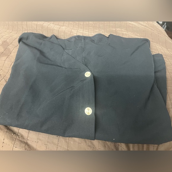 Plus Size Dressy Shirt - Black - Picture 5 of 7